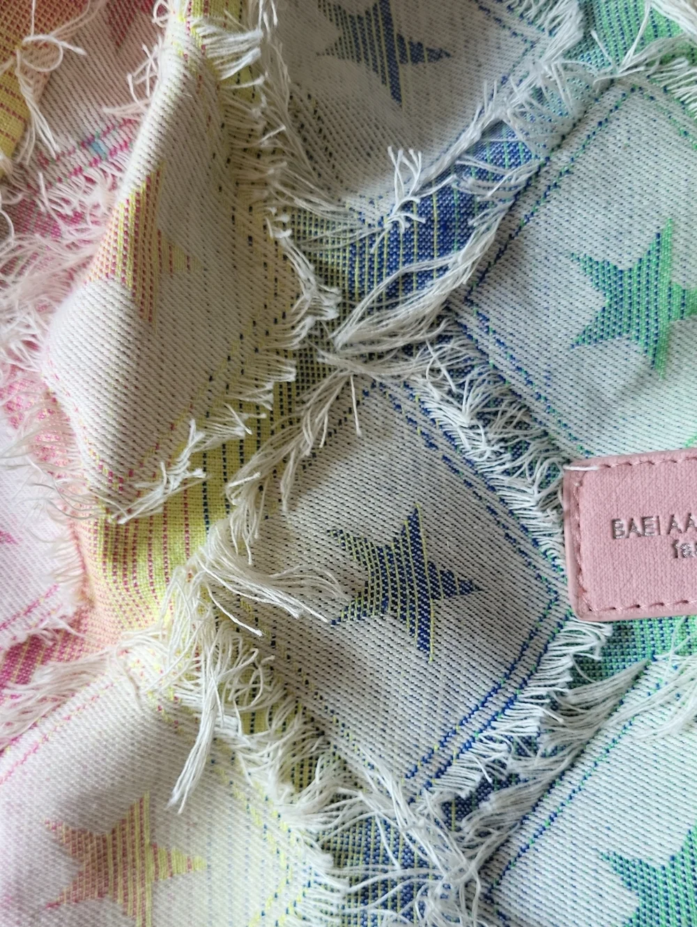 Multicolor Star Patchwork Tote Bag